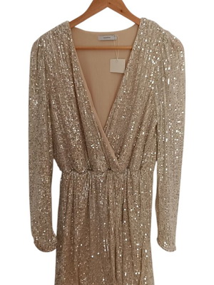 Mini Dress new, beige, size L / 40 / 12