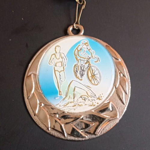 Collectible triathlon medal 2nd Multi Sport Tsakonia 2013 like new