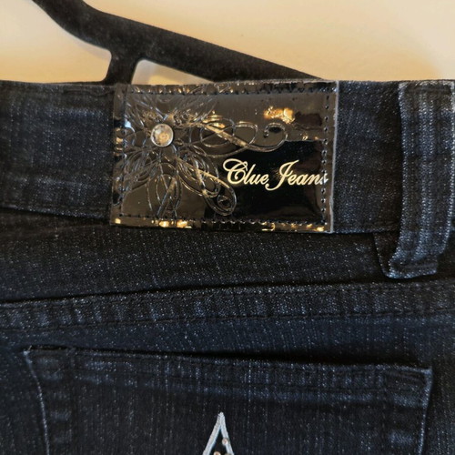 Y2K bootcut jeans like new, black, size M