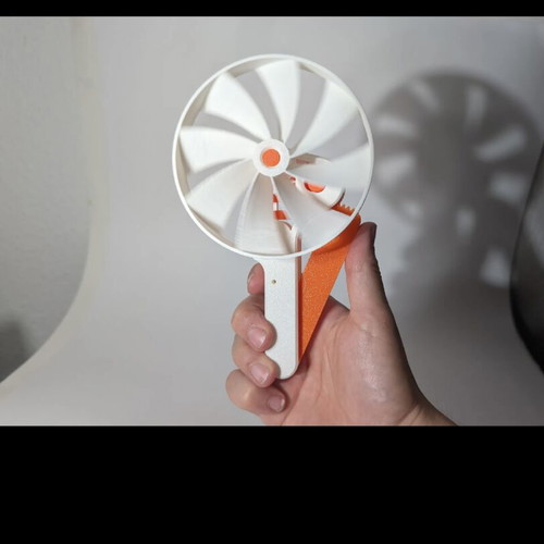 Squeeze Powered Flywheel Fan new