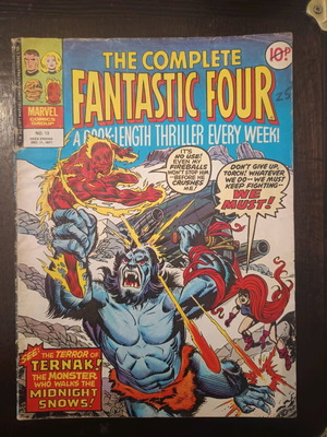 The Complete Fantastic Four comics collection used, issues 10-14
