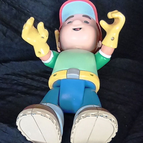Handy Manny Disney Mattel 2007 Talking Figure used, Greek language