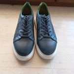 Boxer leather casual shoes size 44 like new, blue multicolor