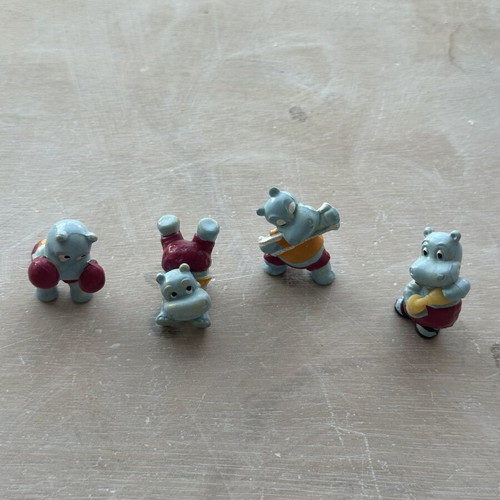 Vintage Ferrero Kinder collectible figures set of 3 like new