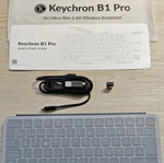 Keychron B1 Pro wireless keyboard new, ultra-slim with 1200h battery