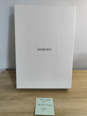 Saint Laurent άδειο κουτί συσκευασίας, 38 x 27 x 7.5 εκ.