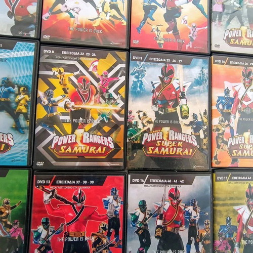 Power Rangers Super Samurai DVD complete series 44 episodes like new, dubbed