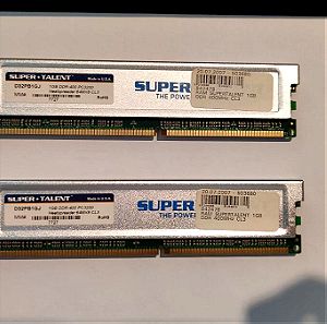 2 x RAM Supertalent 1GB DDR-400 PC3200