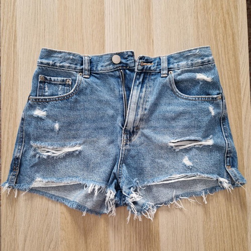 Pull & Bear denim shorts, Small 36, blue
