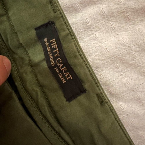 Fifty Carat Hacky Pants used, slim fit, size M, green