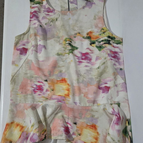 Peplum top H&M like new, colorful, size S