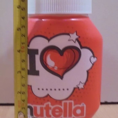 Nutella old collectible glass jar like new