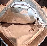  Yves Saint Laurent Denim Logo Bag