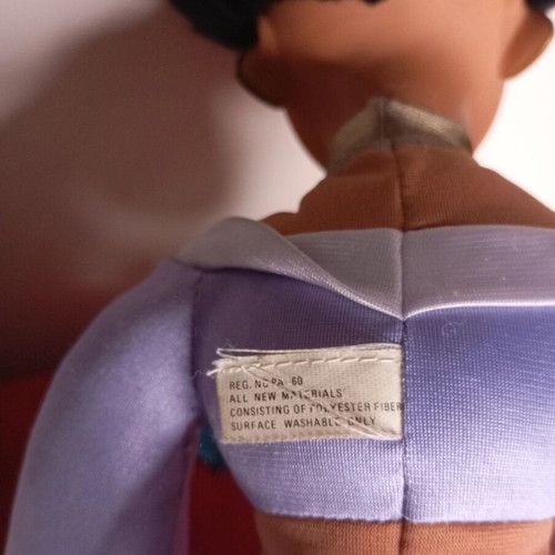 Vintage Disney Aladdin Mattel plush doll set 1993 used, Prince Ali & Jasmine