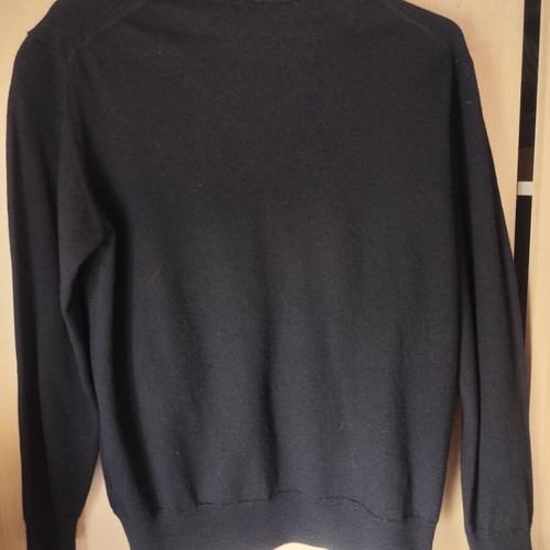 Fred Perry long sleeve shirt large, like new, 100% wool, black