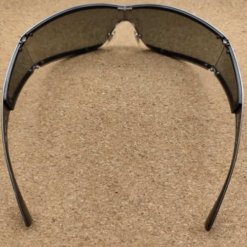 Salvatore Ferragamo Eyewear vintage futuristic wraparound like new full set