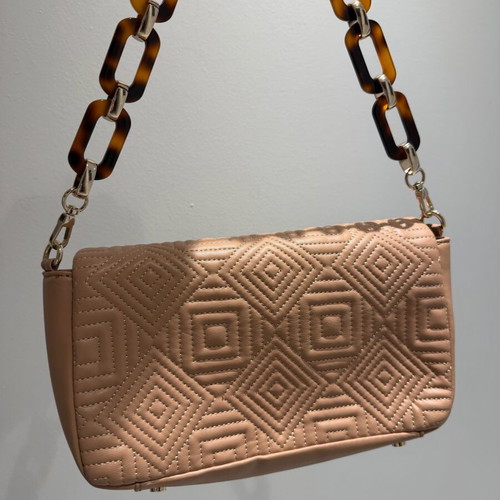 Zara beige leather shoulder bag like new