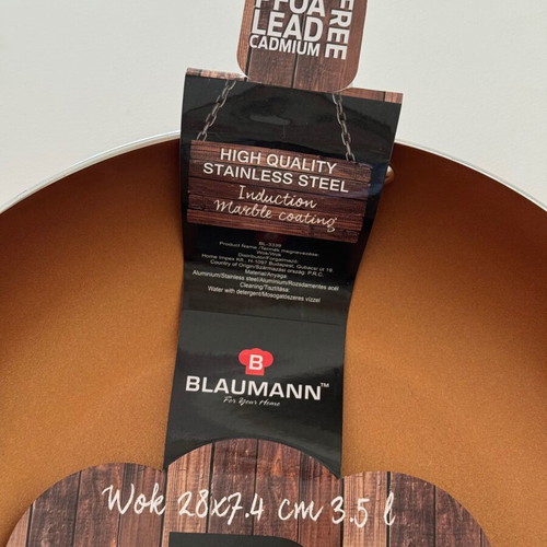 Blaumann Le Chef Cookware set of 2, new, non-stick copper color