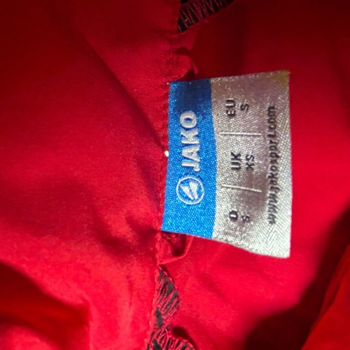 Jako Men's Windbreaker Jacket Red Like New Size M