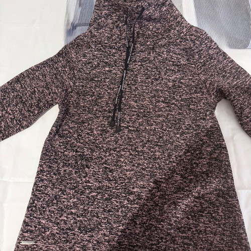 Knit sweater with high neck like new, multicolor, size M