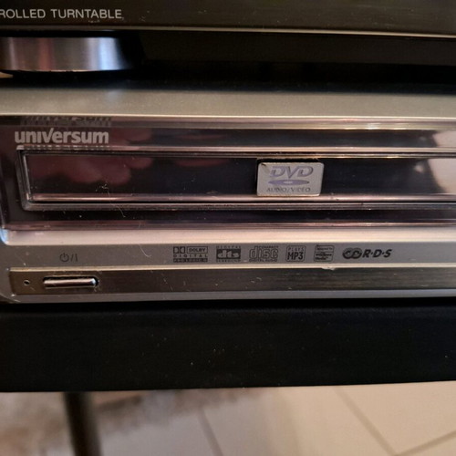Universum DVD-DR 1030 home cinema 5.1 amplifier and Sony PS-A790 turntable used