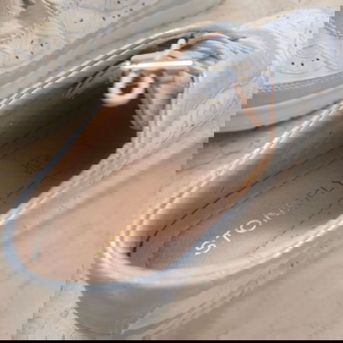 Stonefly λευκά γκρι παπούτσια με πλατφόρμα slip on Αριστη κατάσταση