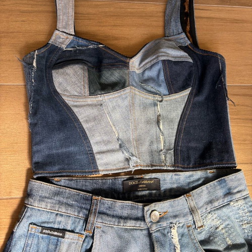 Dolce Gabbana set size 38it like new, blue