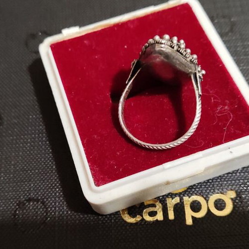 Ring very old handmade like new, silver No 56