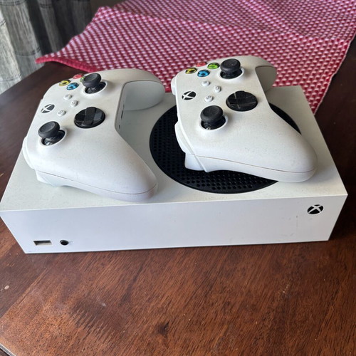Xbox Series S 512GB console with two controllers