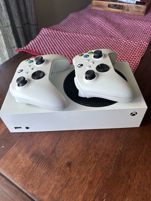 Xbox Series S 512GB console with two controllers
