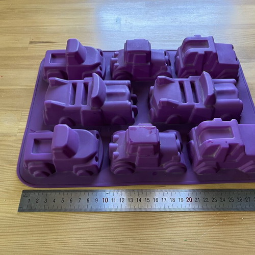 Silicone mold cars used