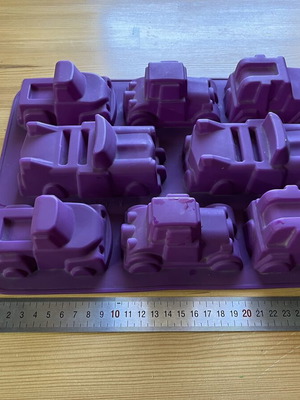 Silicone mold cars used