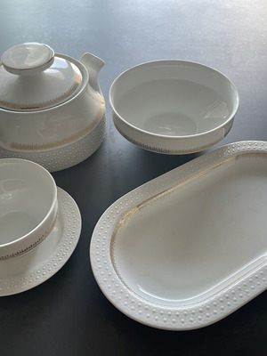 Scherzer Bavaria Germany porcelain set vintage, 4 pieces