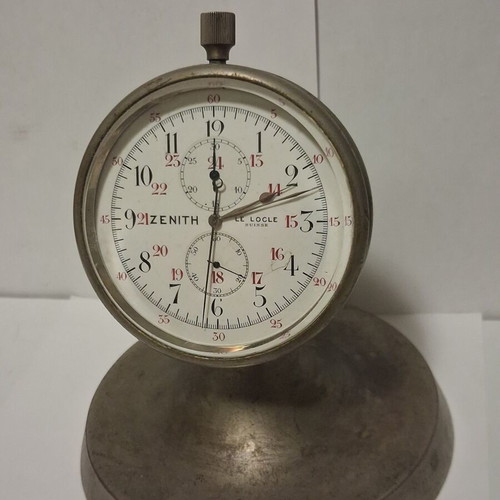 Zenith Grand Desk Chronograph La Poste c.1910 museum-grade