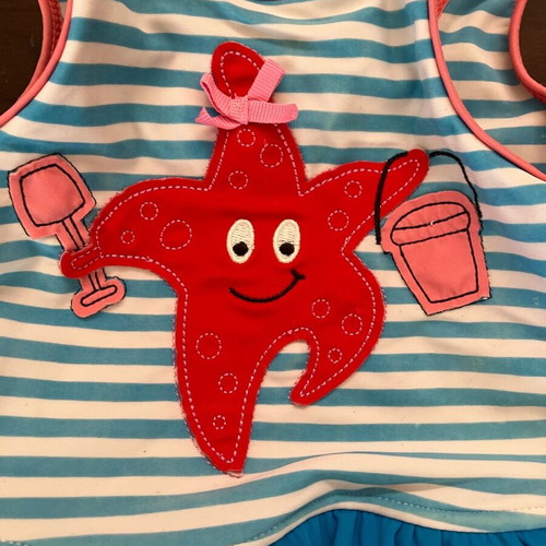 Mothercare baby swimsuit one-piece 9-18 months like new
