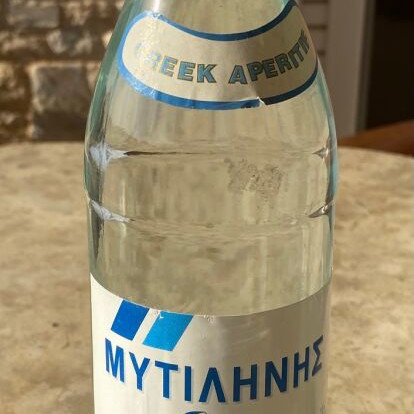 Ouzo Mytilinis Kronos 670ml like new, sealed bottle
