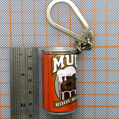 Pepsi Cola Mug Root Mini Beer Can Keychain USA 1998 like new