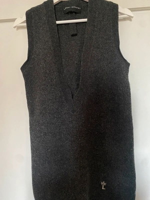 Laundry Industry wool vest used, gray, size L