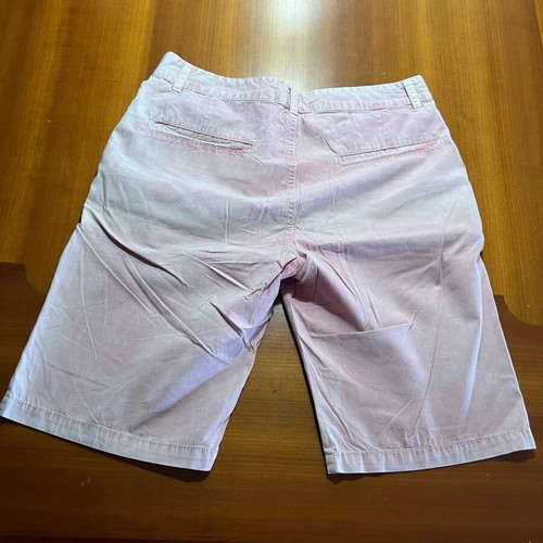 Bershka cargo shorts like new, white with pink, size 38 (M)