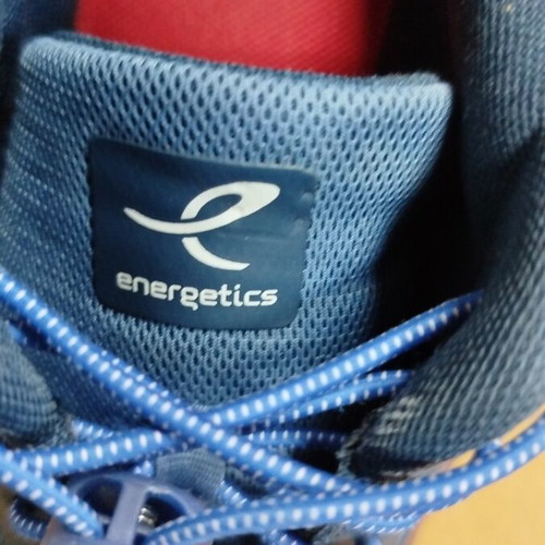 Energetics kids athletic shoes used, blue, size 40