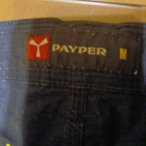 Cotton Work Pants Blue With Reflective Stripes Used