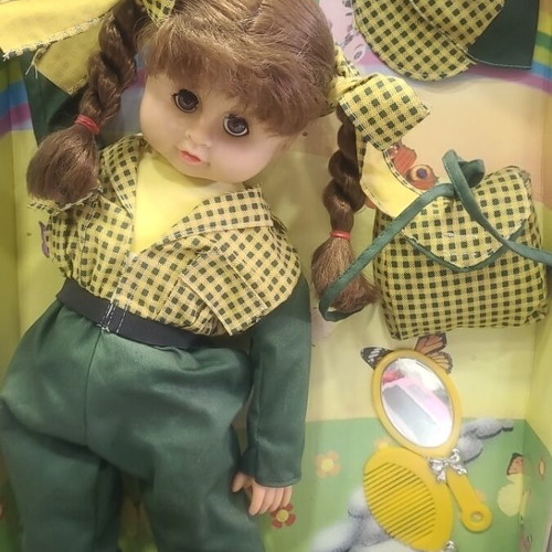 Beautiful Girl doll used with accessories, height 50cm