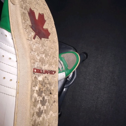 Παπούτσια Dsquared2 sneakers μεταχειρισμένα, δερμάτινα, μέγεθος 43-44