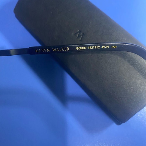 Monumental sunglasses by Karen Walker like new, black