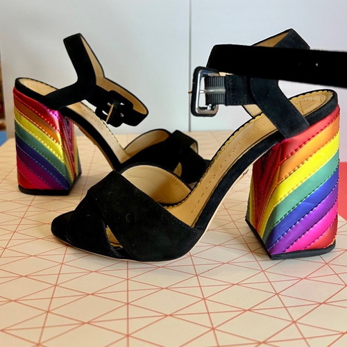 Πέδιλα Charlotte Olympia rainbow καινούργια, νούμερο 37