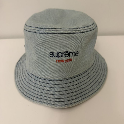 Supreme Denim Bucket Hat Light Blue M/L like new