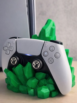 PS5 DualSense Controller Stand Crystal Design new 3D printed