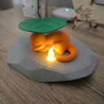 Charmander lamp like new with led candle