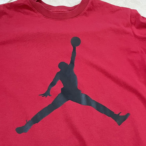 Jordan T-shirt, red, size Medium, slim fit
