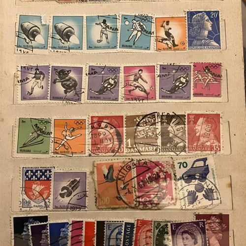 Old stamps like new, 20 pages, collectible from around the world